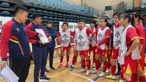 ĐT futsal nữ Việt Nam thắng Trung Quốc
